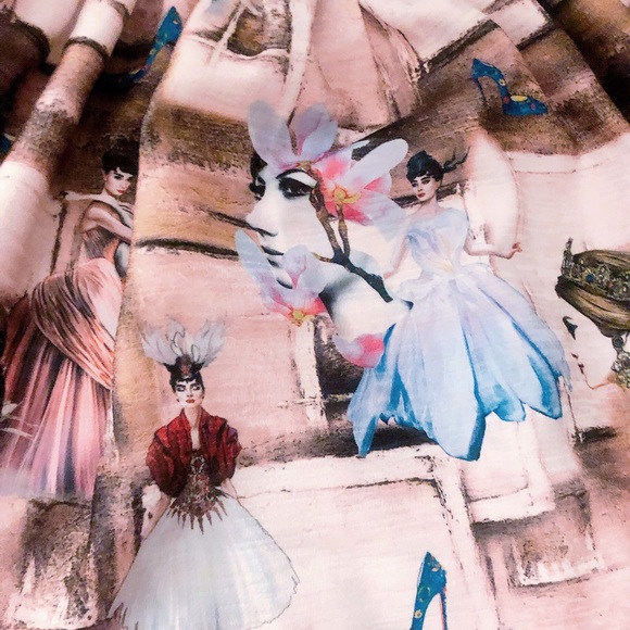 Super rare Tatyana Leading Ladies of Film Novelty Print Dress - Picture 11 of 13